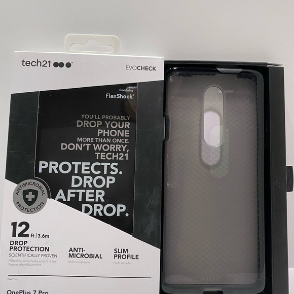 Tech21 Evo Check Flex Shock OnePlus 7 Pro Case - Picture 3 of 4
